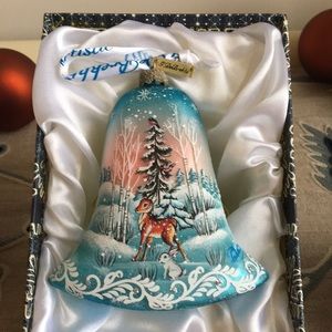 G. DeBrekht Artistic Studios Winter Bell Ornament